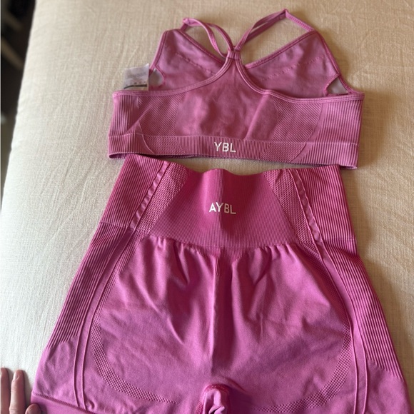 AYBL Women's Pink Workout Set - Picture 2 of 4